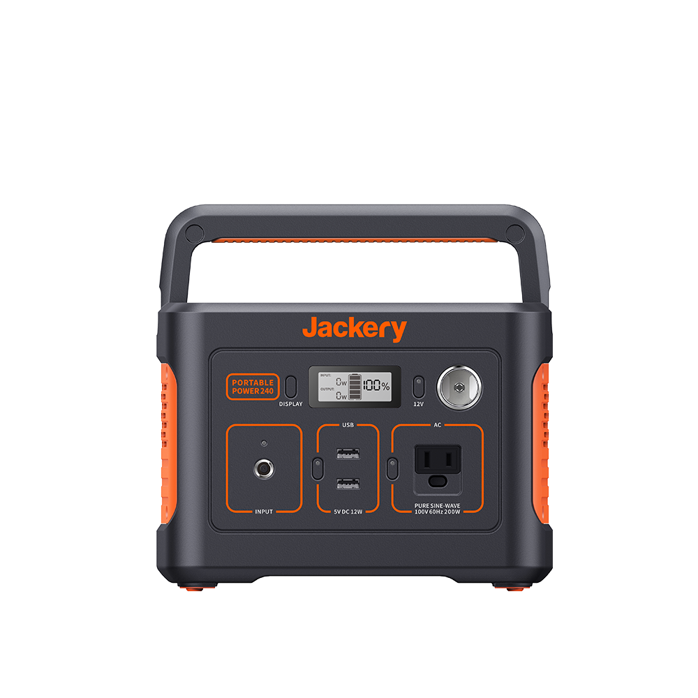 スマートフォン/携帯電話Jackery ポータブル電源 240 大容量 67200mAh/240Wh