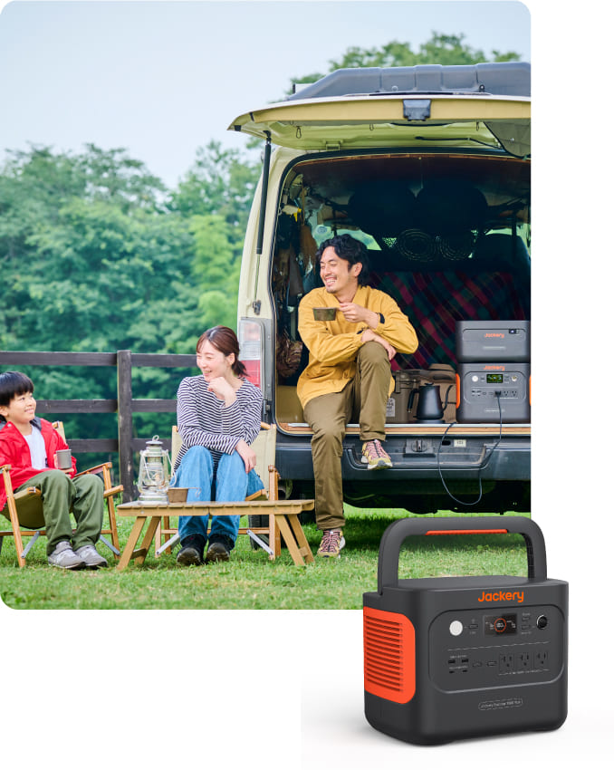 ポータブル電源キャンプおすすめ：Jackery ポータブル電源 1000 Plus