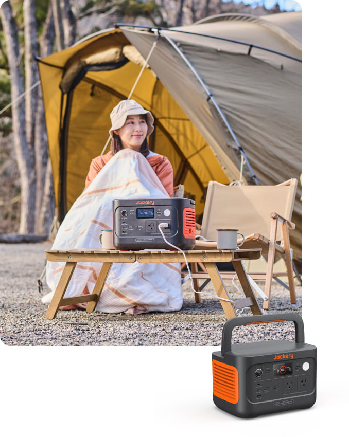 ポータブル電源キャンプおすすめ：Jackery ポータブル電源 600 Plus