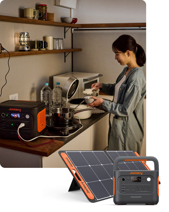 Jackery Solar Generator 1000 New 100W ポータブル電源 ソーラーパネル