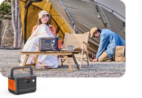 ポータブル電源キャンプおすすめ：Jackery ポータブル電源 600 Plus