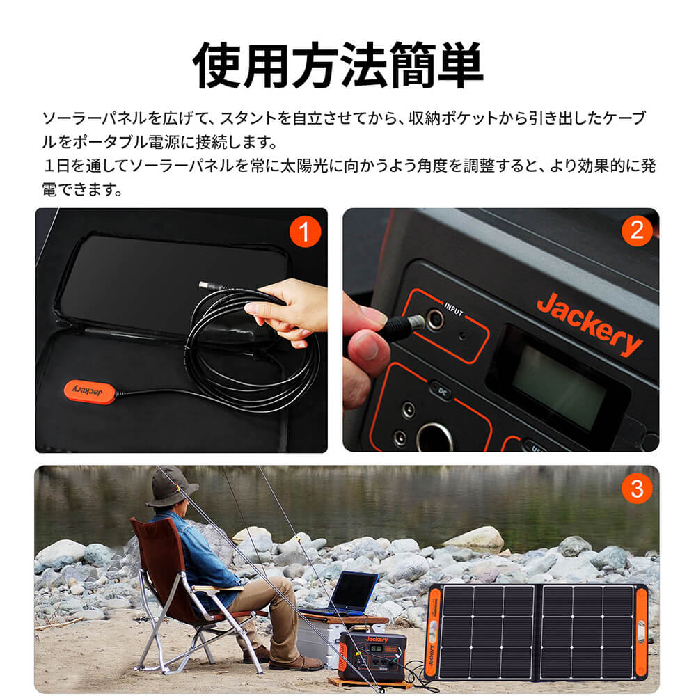 【新品送料込】Jackery SolarSaga 100 ソーラーパネル