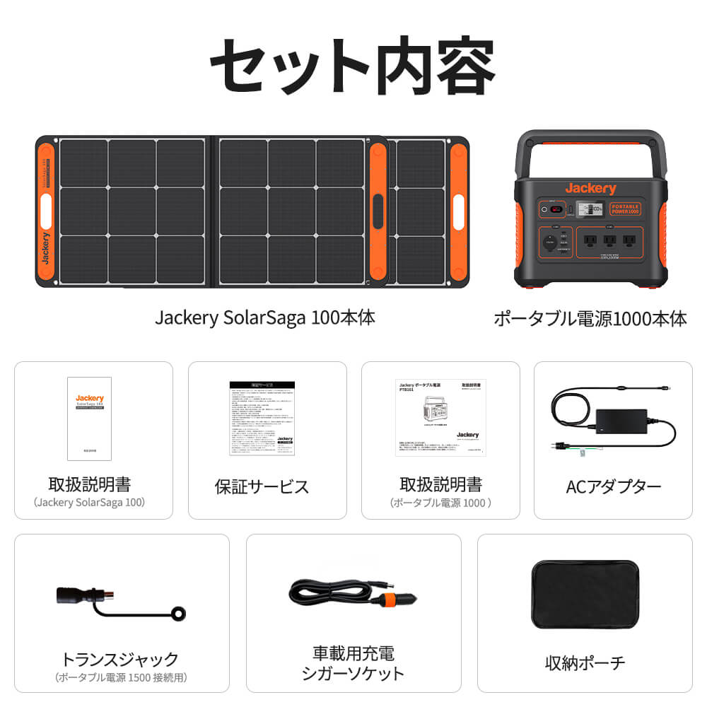 Jackery Solar Generator 1000 ポータブル電源 ソーラーパネル セット